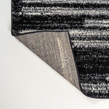 Khalil Modern Berber Stripe Area Rug